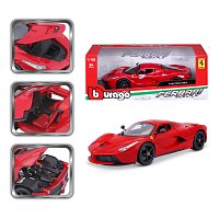 Bburago - RACE+PLAY, Ferrari LaFerrari, červená, 1:18