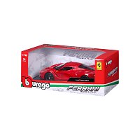 Bburago - RACE+PLAY, Ferrari LaFerrari, červená, 1:18