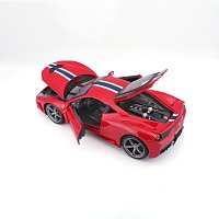Bburago - RACE+PLAY, Ferrari 458 Speciale, červená, 1:18