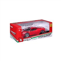 Bburago - RACE+PLAY, Ferrari 458 Speciale, červená, 1:18