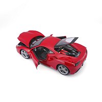 Bburago - RACE+PLAY, Ferrari 488 GTB, červená, 1:18