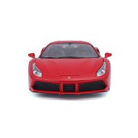 Bburago - RACE+PLAY, Ferrari 488 GTB, červená, 1:18