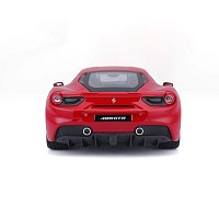 Bburago - RACE+PLAY, Ferrari 488 GTB, červená, 1:18