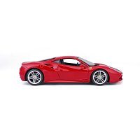Bburago - RACE+PLAY, Ferrari 488 GTB, červená, 1:18