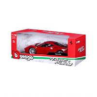 Bburago - RACE+PLAY, Ferrari 488 GTB, červená, 1:18