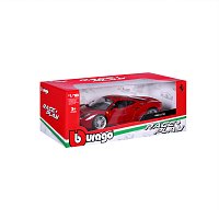 Bburago - RACE+PLAY, Ferrari 488 GTB, červená, 1:18