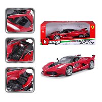 Bburago - RACE+PLAY, Ferrari FXX K, červená, 1:18