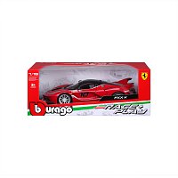 Bburago - RACE+PLAY, Ferrari FXX K, červená, 1:18