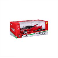 Bburago - RACE+PLAY, Ferrari FXX K, červená, 1:18