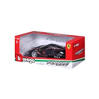 Bburago - RACE+PLAY, Ferrari FXX K, černá, 1:18