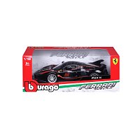 Bburago - RACE+PLAY, Ferrari FXX K, černá, 1:18