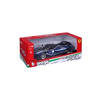 Bburago - RACE+PLAY,Ferrari FXX-K EVO, modrá, 1:18