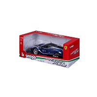 Bburago - RACE+PLAY,Ferrari FXX-K EVO, modrá, 1:18