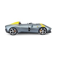 Bburago - RACE+PLAY, Ferrari Monza SP1, stříbrná, 1:18