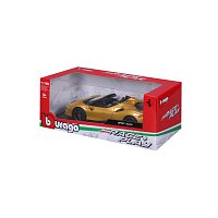Bburago - RACE+PLAY, Ferrari SF90 Spider, zlatá, 1:18