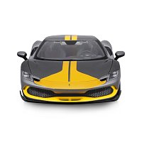 Bburago - RACE+PLAY, Ferrari 296 GTB ASSETTO FIORANO, šedá metalíza, 1:18