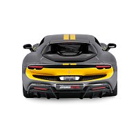 Bburago - RACE+PLAY, Ferrari 296 GTB ASSETTO FIORANO, šedá metalíza, 1:18