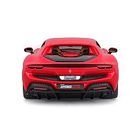 Bburago - RACE+PLAY, Ferrari 296 GTB, červená, 1:18