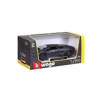 Bburago - Auta HOBBY, Lamborghini Reventón, šedá metalíza, 1:24