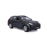 Bburago - Auta HOBBY, Porsche Cayenne Turbo, černá, 1:24