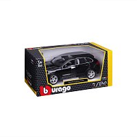 Bburago - Auta HOBBY, Porsche Cayenne Turbo, černá, 1:24