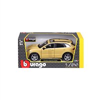 Bburago - Auta HOBBY, Porsche Cayenne Turbo, žlutá, 1:24