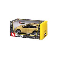 Bburago - Auta HOBBY, Porsche Cayenne Turbo, žlutá, 1:24