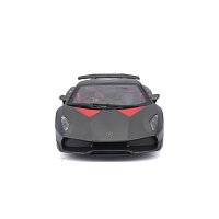 Bburago - Auta HOBBY, Lamborghini Sesto Elemento, šedá metalíza, 1:24