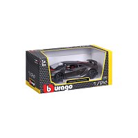 Bburago - Auta HOBBY, Lamborghini Sesto Elemento, šedá metalíza, 1:24