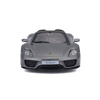 Bburago - Auta HOBBY, Porsche 918 Spyder, šedá metalíza, 1:24