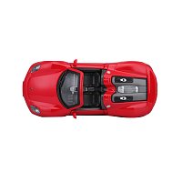 Bburago - Auta HOBBY, Porsche 918 Spyder, červená, 1:24