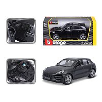Bburago - Auta HOBBY, Porsche Macan, černá, 1:24