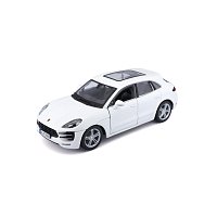 Bburago - Auta HOBBY, Porsche Macan, bílá, 1:24