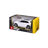 Bburago - Auta HOBBY, Porsche Macan, bílá, 1:24