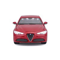 Bburago - Auta HOBBY, Alfa Romeo Giulia, červená metalíza, 1:24