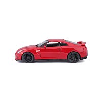 Bburago - Auta HOBBY, 2017 Nissan GT-R, červená, 1:24