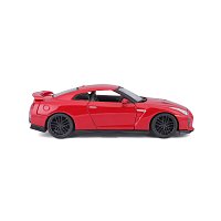 Bburago - Auta HOBBY, 2017 Nissan GT-R, červená, 1:24