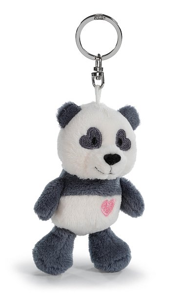 NICI Klíčenka Panda Love se srdíčkem, 10 cm