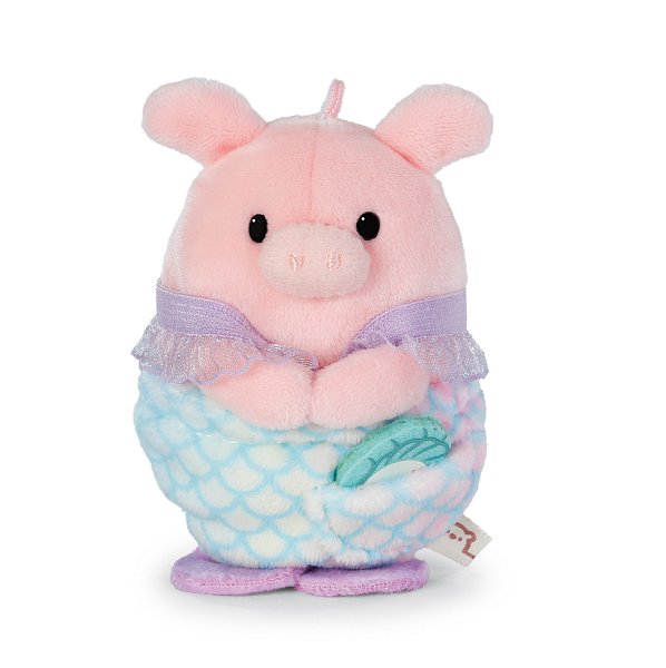 NICI plyš MyMochi Prasátko Onk 8cm s mušlí a kostýmem mořské panny, dárkové balení