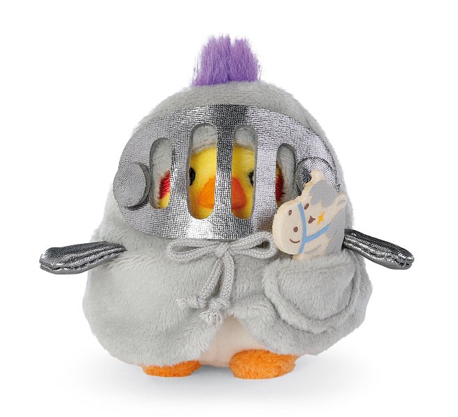 NICI plyš MyMochi Korela Chipsy 8cm s koníkem a kostýmem rytíře, dárkové balení