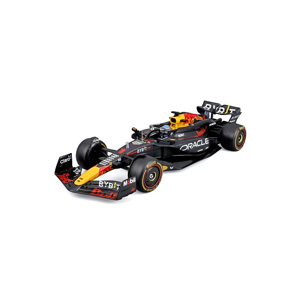 Bburago - RACE F1 v dekorativním boxu, Oracle Red Bull Racing RB20 (2024), #1 Max Verstappen, 1:24