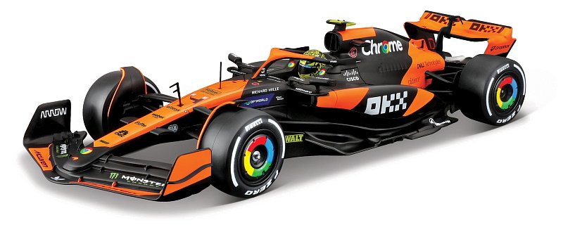 Bburago – RACING MODEL KIT, Formule McLaren Team MCL38 (2024), #4 Lando Norris, 1:24