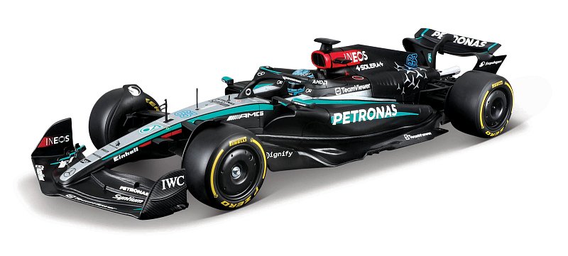 Bburago - RACING MODEL KIT, Formule Mercedes-AMG Petronas W15 (2024), #63 George Russell, 1:24