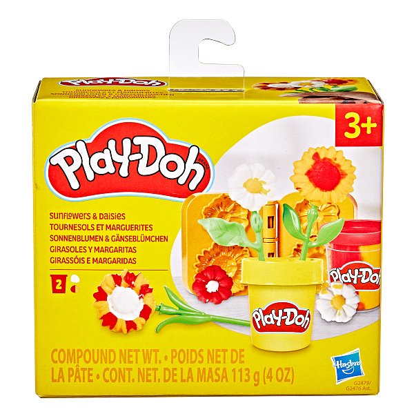 HASBRO - Play-Doh Malé květiny - Slunečnice a sedmikrásky