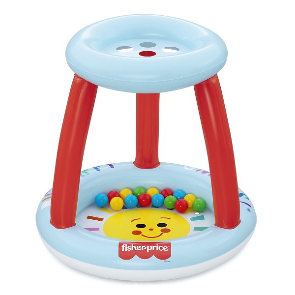 Nafukovací hrací centrum Fisher Price s míčky - 15ks, 89cm x 89cm x 84cm
