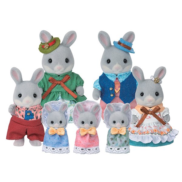 Rodina bavlníkových králíčků - slavnostní sada ke 40. výročí