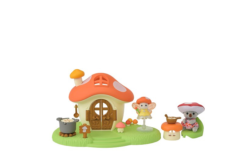 Pohádkový houbový domeček