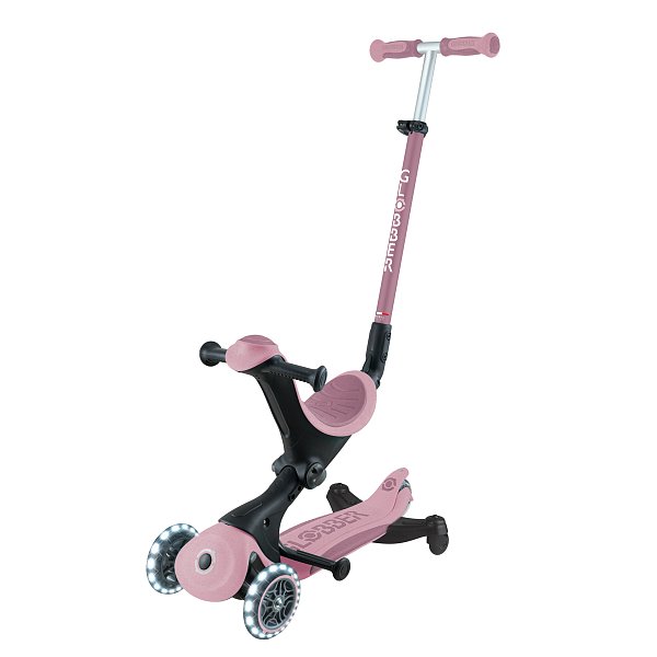 Koloběžka GO UP DELUXE 360° LIGHTS ECOLOGIC  3v1, berry