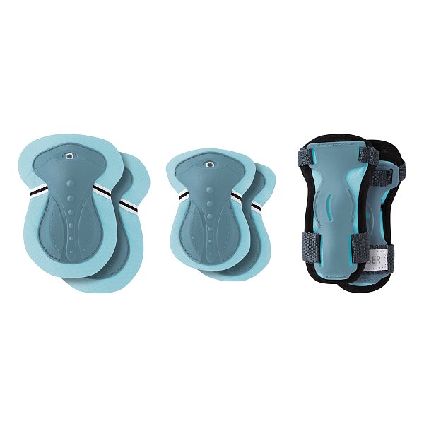 Sada chráničů 3v1 PROTECTIVE JUNIOR SET XXS, pastelově modrá