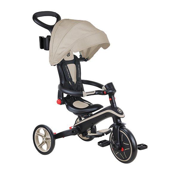 Tříkolka Globber Explorer Trike Foldable 4v1, taupe
